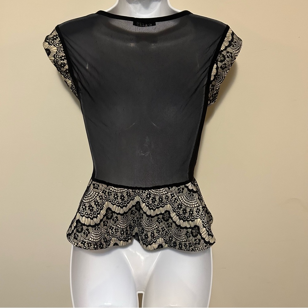 Sirens Black Lace Top - Picture 4 of 7